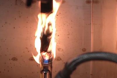 Tek Kablo Düşey Alev Yayılma Testi