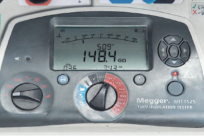 Yalıtım Direnci Ölçülmesi Testi