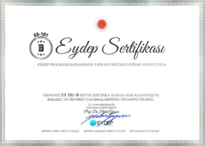 Eydep Sertiifkası