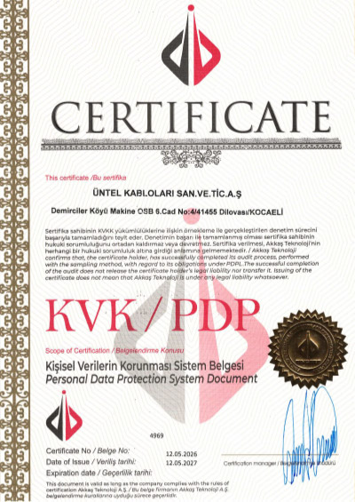 KVKK Sertifikası